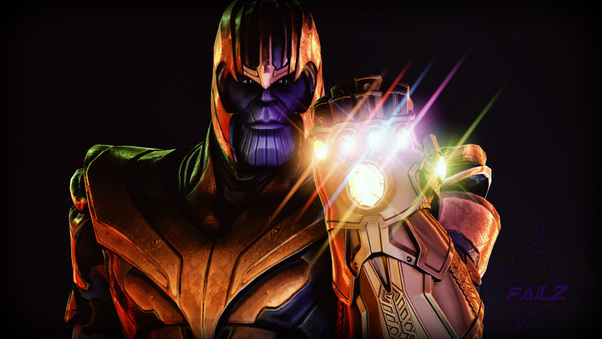 Thanos Artwork 2018 Wallpaper