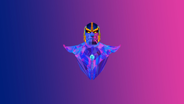 Thanos Colorful Minimalism Wallpaper