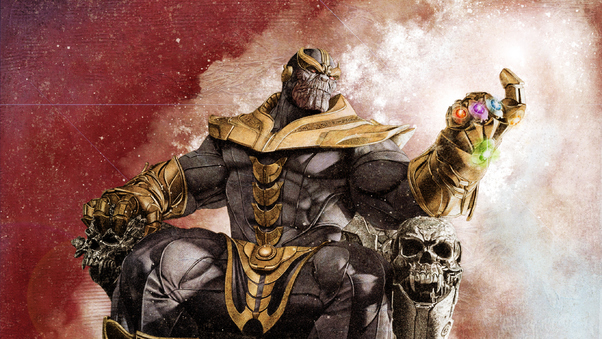 Thanos Gauntlet Avengers Endgame Wallpaper