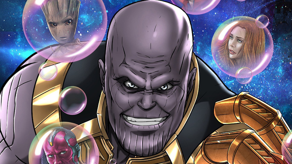 Thanos HD Art Wallpaper