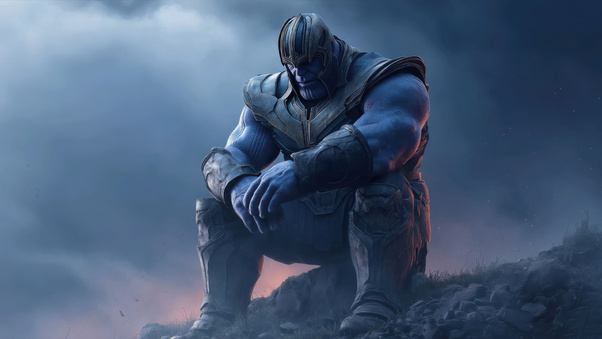 Thanos Holds The Fate Of All Life (1280x720) Resolution Wallpaper