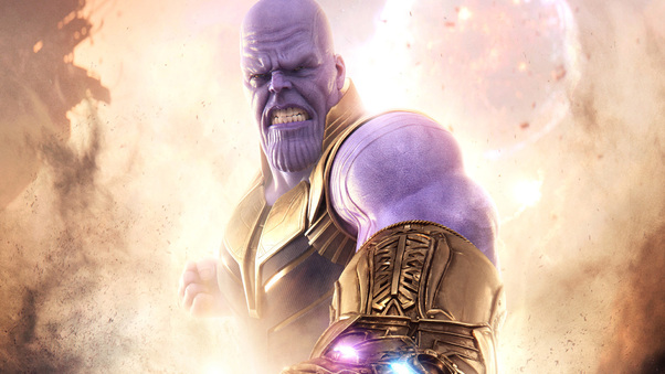 Thanos IMAX Avengers Infinity War Poster 2018 Wallpaper