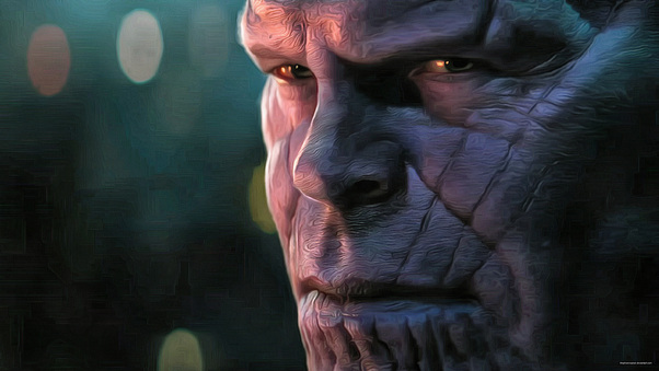 Thanos In Avengers Infinity War 2018 4k Artwork Wallpaper