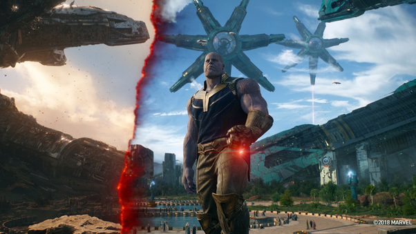 Thanos In Avengers Infinity War 2018 Movie Wallpaper