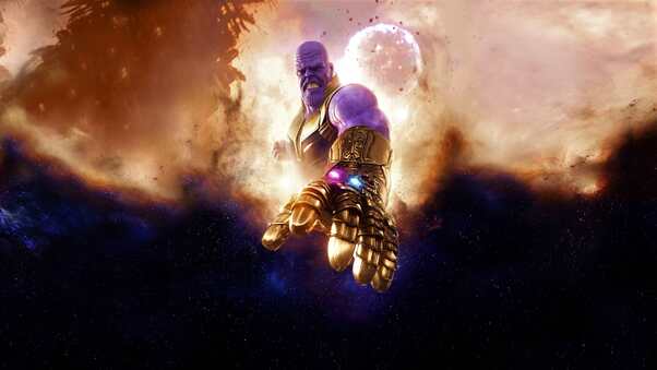 Thanos In Avengers Infinity War Artwork 4k Wallpaper