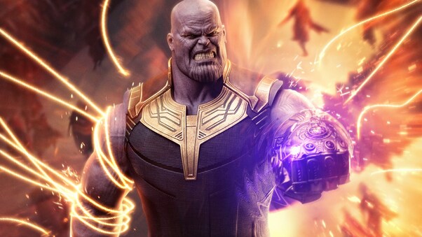 Thanos Infinity Gauntlet 5k Wallpaper