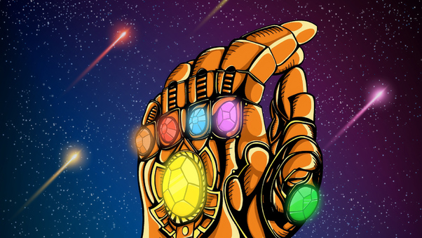 Thanos Infinity Gauntlet Art Wallpaper