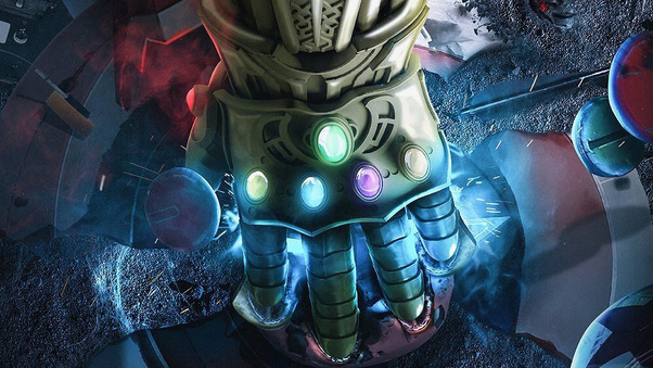 Thanos Infinity Gauntlet Wallpaper