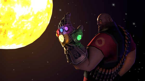Thanos Infinity Gauntlet Fortnite Artwork Wallpaper