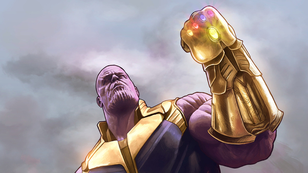 Thanos Infinity Gauntlet HD Wallpaper