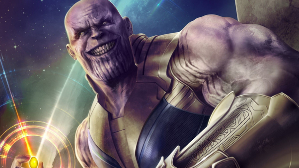 Thanos Infinity Stone Artwork Wallpaper