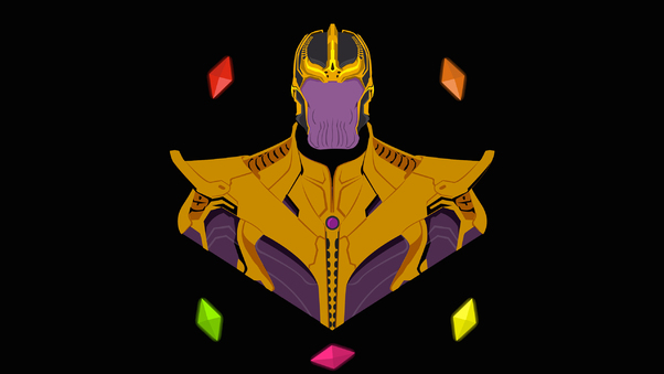 Thanos Infinity Stone Pop Art Wallpaper