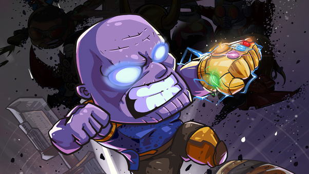 Thanos Little Art Wallpaper