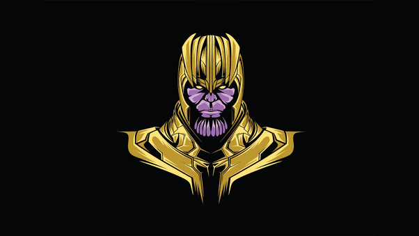 Thanos Minimal Design Wallpaper