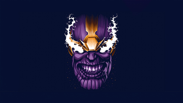 Thanos Minimalist 5k Wallpaper