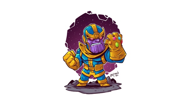 Thanos Minimalist Wallpaper
