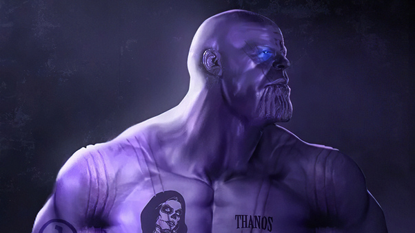 Thanos Movie Artwork Wallpaper