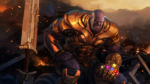 Thanos New Art4k Wallpaper