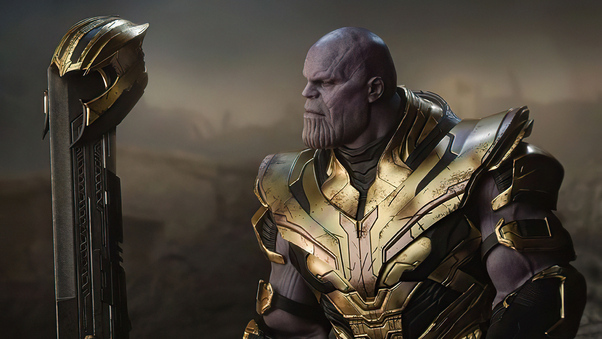 Thanos Sword Helmet Wallpaper