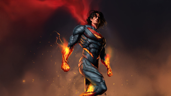The Absolute Vigilante Superman (1360x768) Resolution Wallpaper