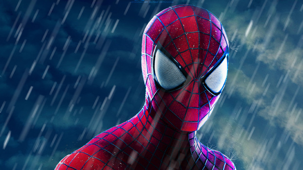 The Amazing Spider Man Closeup Wallpaper