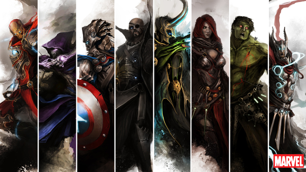 The Avengers Artwork Wallpaper
