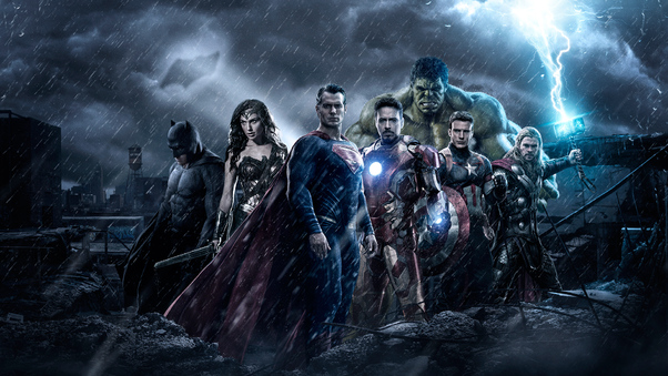 The Avengers Vs Justice League Wallpaper