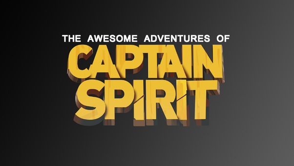 The Awesome Adventures Of Captain Spirit Logo Wallpaper