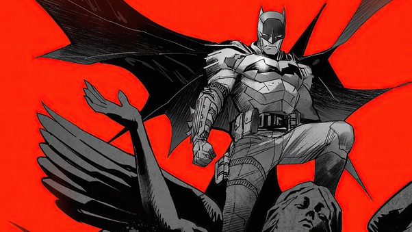 The Batman 2021 Comic Art 4k Wallpaper