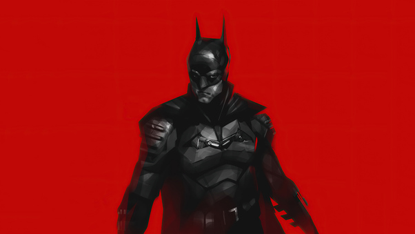 The Batman 2021 Red Wallpaper