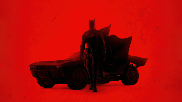 The Batman 4k Car Wallpaper