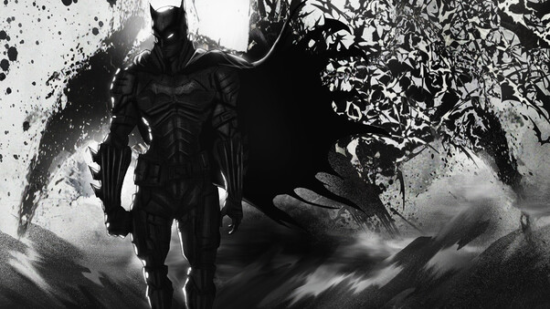 The Batman Artwork 2020 4k Wallpaper