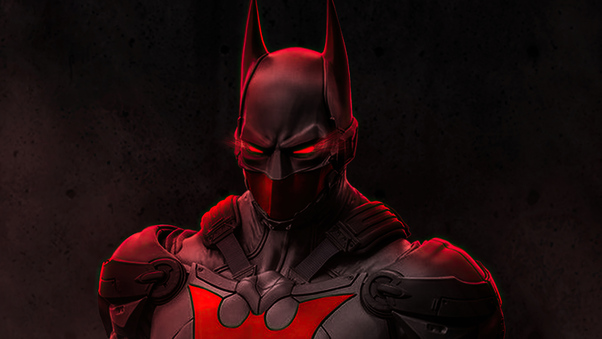 The Batman Beyond Red 4k Wallpaper