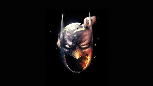 The Batman Dark Minimal 4k Wallpaper