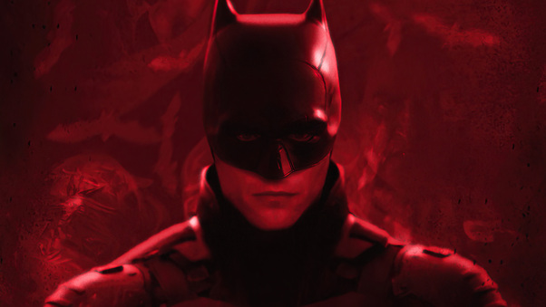 The Batman Red Day Wallpaper