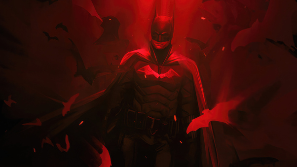 The Batman Red Knight Wallpaper