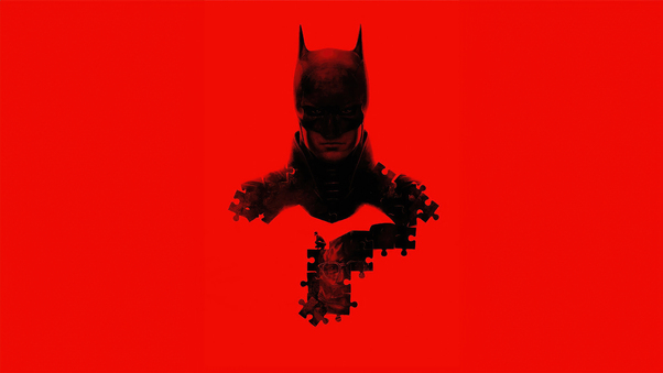 The Batman Red Poster Wallpaper
