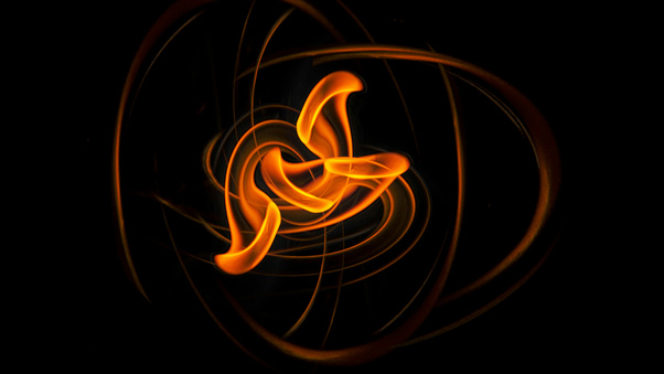 The Burning Core (1280x720) Resolution Wallpaper