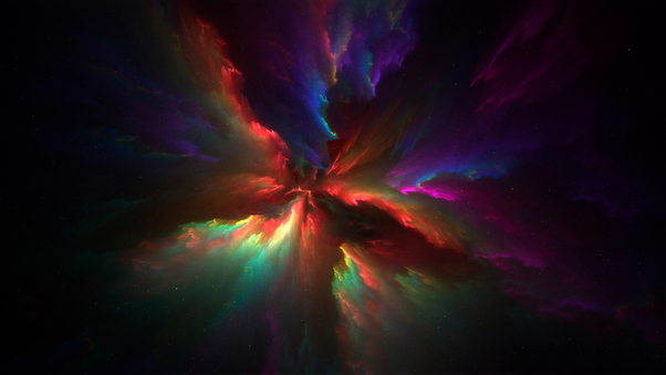 The Colors Of Universe Abstract 4k Wallpaper