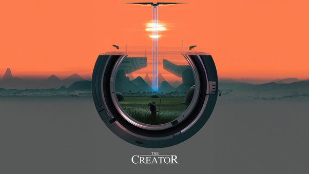The Creator Minimal Poster 5k Wallpaper
