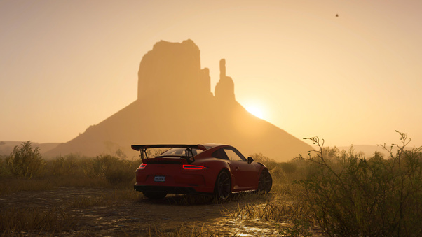 The Crew 2 Porche Somewhere 4k Wallpaper