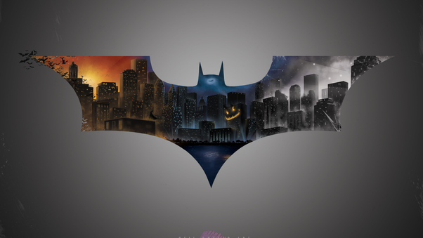 The Dark Knight Bat Logo 5k Wallpaper