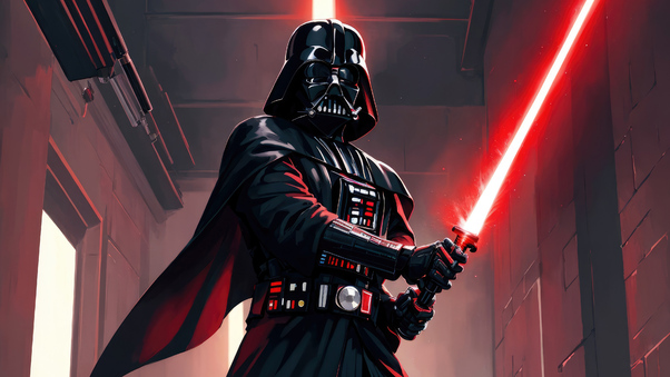 The Darth Vader Artwork 4k Wallpaper