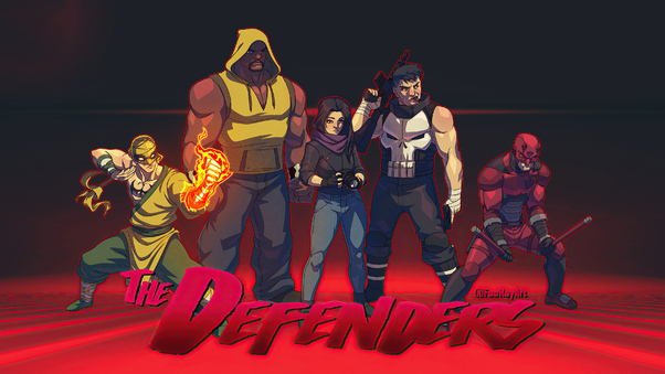 The Defenders Tv Show Artwork Wallpaper