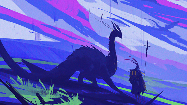 The Dragon Rider 5k Wallpaper