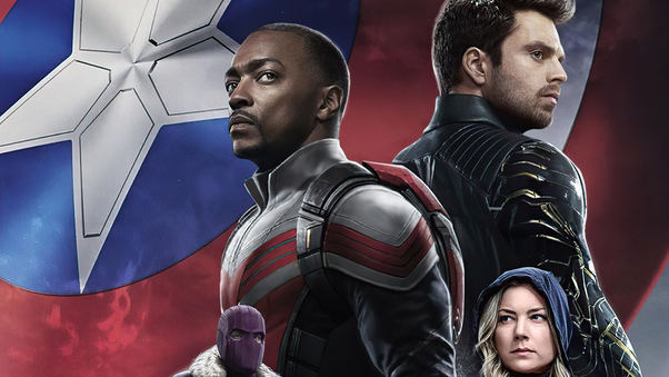 The Falcon And The Winter Soldier Tv Series Poster 5k Wallpaper