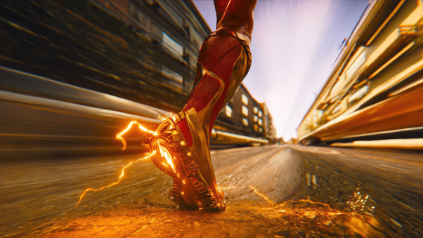 The Flash Boots Wallpaper