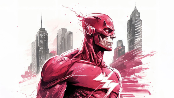 The Flash Comic Sketch Art 5k Wallpaper