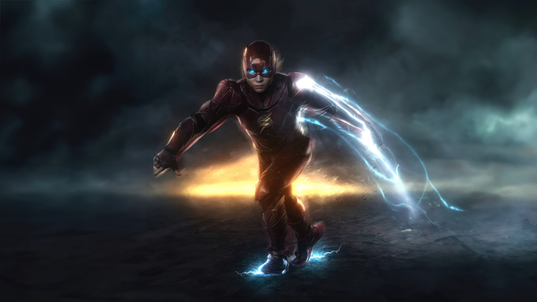 The Flash Electrifying Speed Wallpaper
