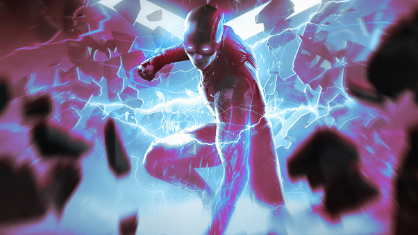 The Flash Justice League 4k Wallpaper